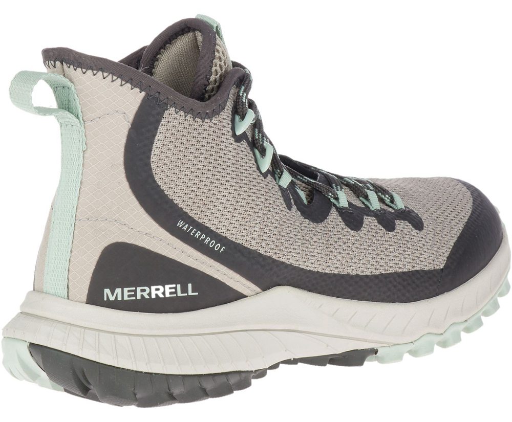 Merrell Boots Grey - Bravada Mid Waterproof - Womens 59AJFZDQE